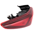Driver Side, Outer Halogen Tail Light, With bulb(s), OE Replacement, CAPA Certified