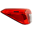 Driver Side, Outer Tail Light, with Bulb, LED, Sedan, Mounts On Body