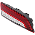 Driver Side, Inner LED Tail Light, With bulb(s), OE Replacement, CAPA Certified