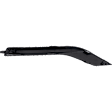 Rear, Driver Side Bumper Trim, Black