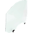 Front, Driver Side Door Glass, Green Tint, With Clip, Replaces NAGS No. FD23968GTY