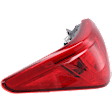 Driver Side, Outer Tail Light, with Bulb, LED, Red Lens