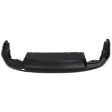 Rear, Lower Upper - Textured, Lower - Primed Bumper Cover
