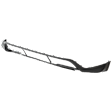 Front, Lower Textured Gray Bumper Cover
