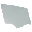 Front, Driver Side Door Glass, Green Tint, Replaces NAGS No. DD12501GTN