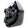 Passenger Side, Outer Tail Light, with Bulb, LED, For Models without Blind Spot Sensor