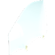 Front, Driver Side Door Glass, Green Tint, FD22570GTY