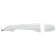 Rear, Driver or Passenger Side Chrome Exterior Door Handle, With Key Hole