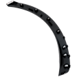 Rear, Passenger Side Fender Trim, Plastic, Gloss Black, Production Date To March 2023, CAPA Certified