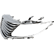 Grille, Chrome Shell and Insert