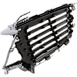 Grille, Chrome Shell and Insert