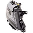 Passenger Side Headlight, without Bulb, HID/Xenon, Clear Lens
