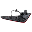 Passenger Side, Outer LED Tail Light, With bulb(s), OE Replacement, CAPA Certified