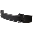 Rear Primed Bumper Cover, without Mounting Bracket(s), North America Built Vehicle, For Models with Park Distance Control Sensor Holes and F Sport Package