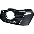 Front, Driver Side Bumper Grille, Textured Black