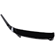 Front, Passenger Side Bumper Trim, Black