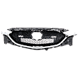2017-2021 Mazda CX-5 - Grille, Painted Black, For Models without Around View Monitor