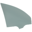 Front, Passenger Side Door Glass, Green Tint, Replaces NAGS Number FD23969GTN