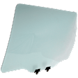 Rear, Driver Side Door Glass, Green Tint, FD21869GTY