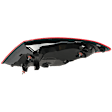 Driver Side, Outer LED Tail Light, With bulb(s), OE Replacement, Sedan