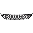 Front Bumper Grille, Black