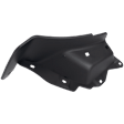 Front, Driver Side Valance, Textured Black