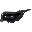 Front, Driver Side Valance, Textured Black