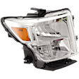 Passenger Side Headlight, with Bulb, Halogen, Clear Lens