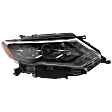 Passenger Side Headlight, with Bulb, LED, Clear Lens, CAPA Certified