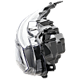 Passenger Side Headlight, with Bulb, LED, Clear Lens