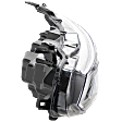 Driver Side Headlight, with Bulb, LED, Clear Lens