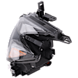 Driver Side LED Headlight, With bulb(s), OE Replacement