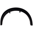 Front, Passenger Side Fender Flares, Textured Black