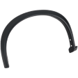 Front, Driver Side Fender Flares, Textured Black