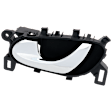 Front Or Rear, Driver Side Chrome Interior Door Handle