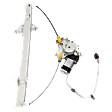 Rear, Passenger Side Window Regulator, Power