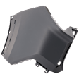 Rear, Driver Side Primed Bumper Cover, USA Built Vehicle