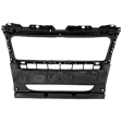 Front, Center Textured Black Bumper Cover