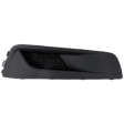 Front, Passenger Side Fog Light Cover, Textured Black