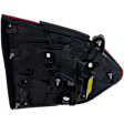 2019-2024 Subaru Forester - Passenger Side, Inner Tail Light, with Bulb, Halogen, Clear and Red Lens