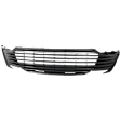 Front Bumper Grille, Dark Gray, For Models without Front View Camera