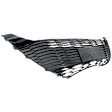 Lower Bumper Grille, Painted Black