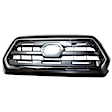 Grille Assembly, Chrome Shell with Painted Black Insert, Limited Model, 6 Cyl., 3.5L Engine, CAPA CERTIFIED