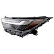 Driver Side LED Headlight, With bulb(s), OE Replacement