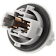Front, Driver or Passenger Side Turn Signal Light Socket, With Connector Plug