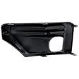 Driver Side Fog Light Trim, Black