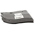 Front, Driver Side Mud Flaps, Black