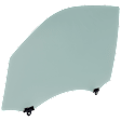 Front, Driver Side Door Glass, Green Tint, Replaces NAGS Number FD21323GTY