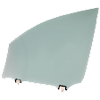 Front, Passenger Side Door Glass, Green Tint, with Clip, Replaces NAGS No. FD26925GTY