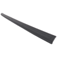 Textured Bed Rail Cap, Black, Plastic
